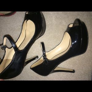 Marc Fisher Stiletto Black Patent Heels