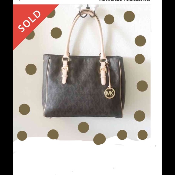 Authentic Michael Kors Signature LG Jet Set Handba