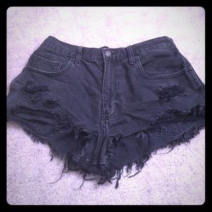 Hollister high rise shorts