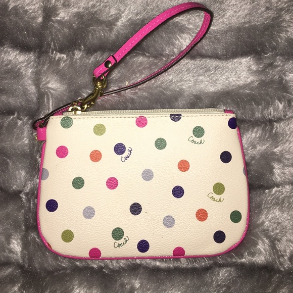 mini coach wristlet