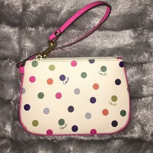 mini coach wristlet