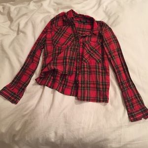 Red Topshop Flannel
