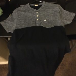 Men's Hollister button Henley
