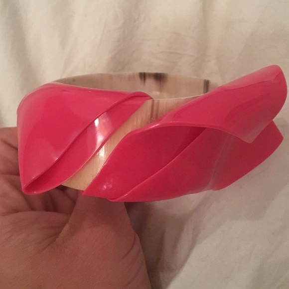 Marni Pink Reslin bracelet