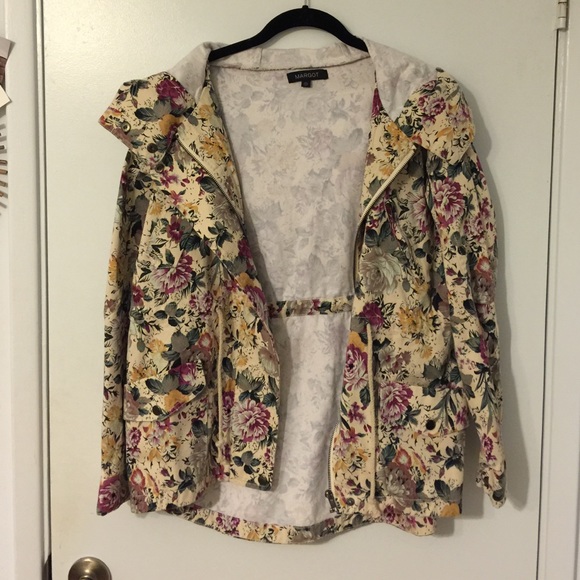 Margot floral hooded jacket