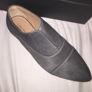 CK Collection Remi Two Tone haircalf leather flat