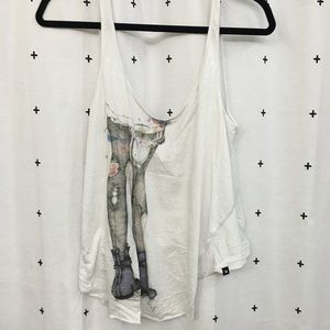 Hurley flowy crop top