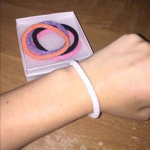 Solid white Lily and Laura bracelet