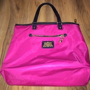 Juicy couture original Pink canvas tote