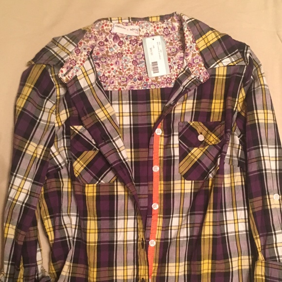 Charlie & Adele Plaid Button-Up Shirt
