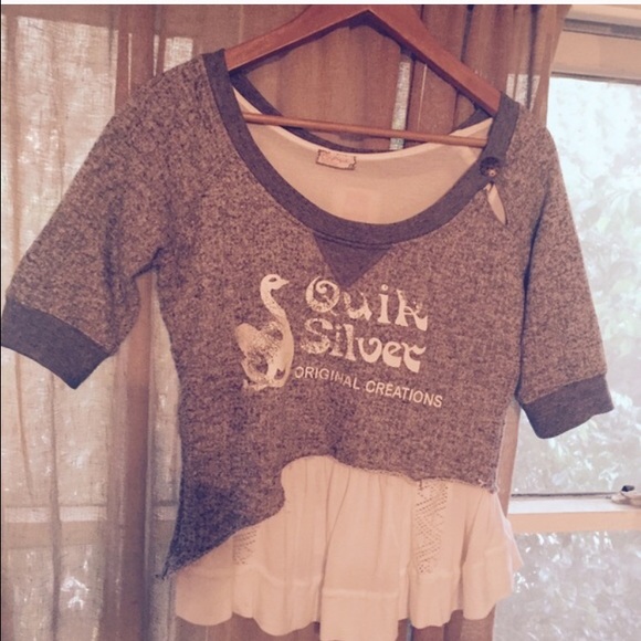 Quicksilver crop top - Picture 2 of 2