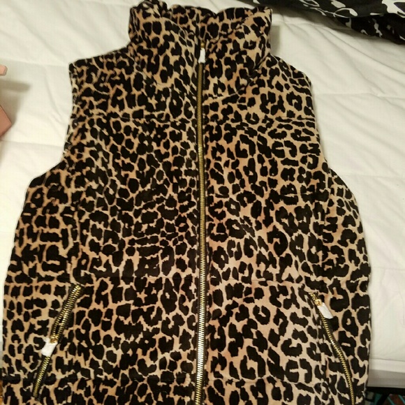 Juicy Couture cheetah print vest. Never worn.