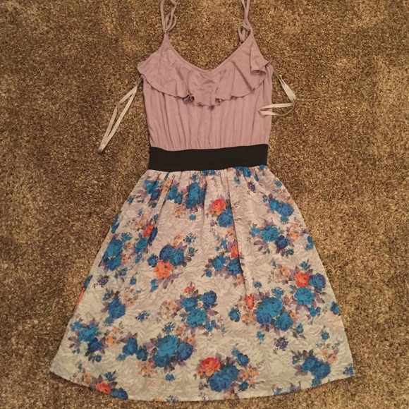 Spaghetti strap floral dress