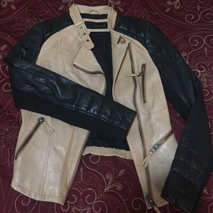 Zara leather jacket