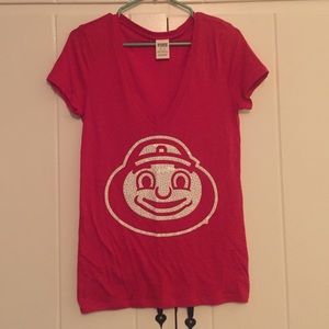 VS Pink - Collegiate - Ohio State Bling V-Neck