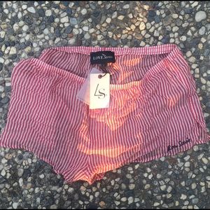 Love Stories "Room Service" pajama shorts