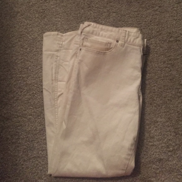 Free People White Skinny Jeans