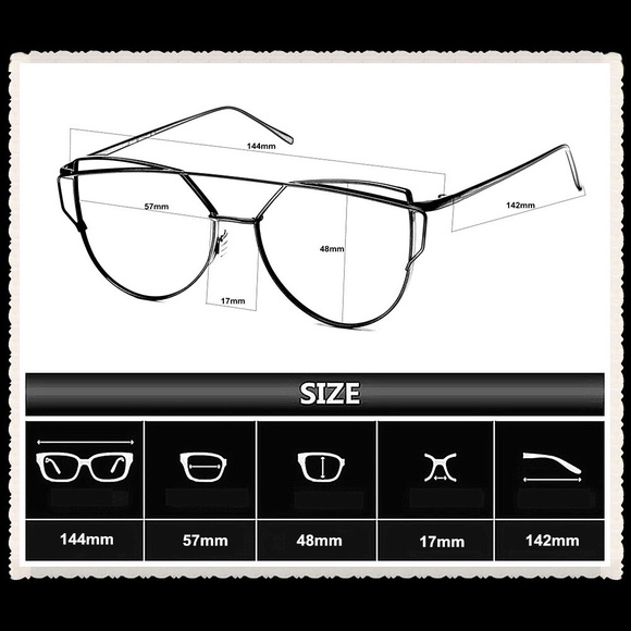 Cross Wire Cat Eye Sunglasses - Picture 3 of 4