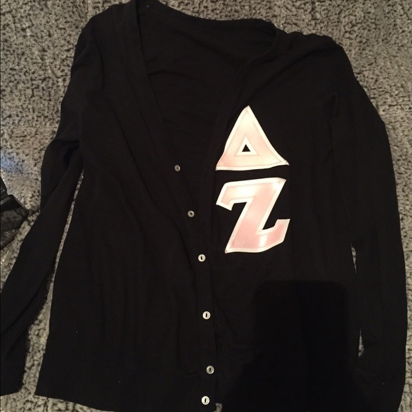American apparel Delta Zeta Letters cardigan