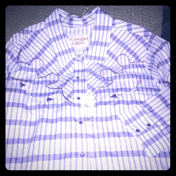 Western style NWT purple  Cowgirl Legend XXL
