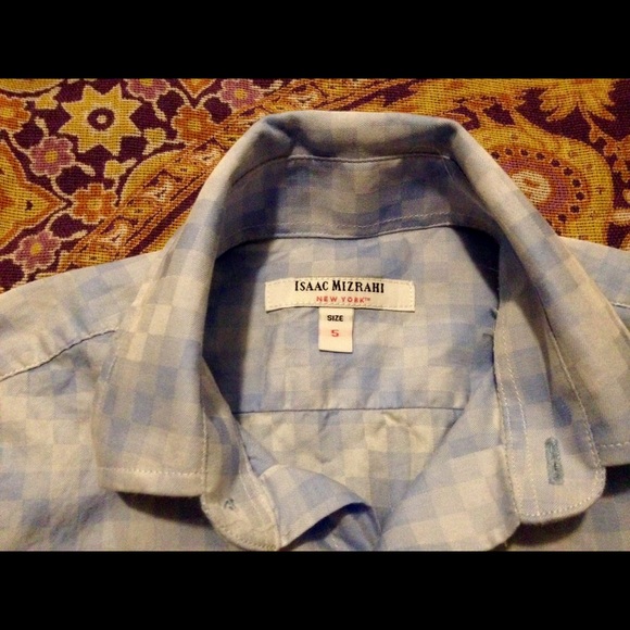 🐿Isaac Mizrahi dress shirt - size 5 - EUC🐿
