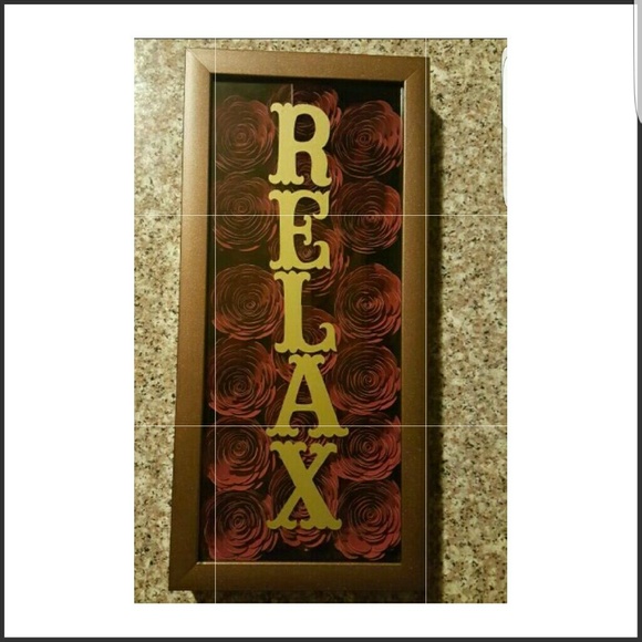 Gorgeous Bronze 3D Rose Decorative Shadowbox