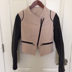 Faux leather moto jacket Faux leather moto jacket