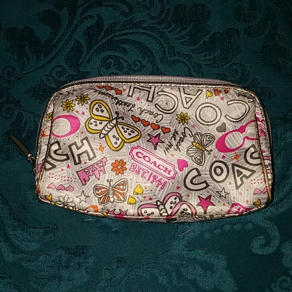Coach makeup bag