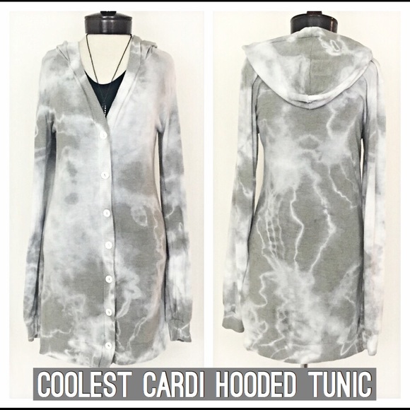 ✨SALE Coolest Cardi Hoodie Tunic Tie Dye S/M sold - Picture 2 of 4