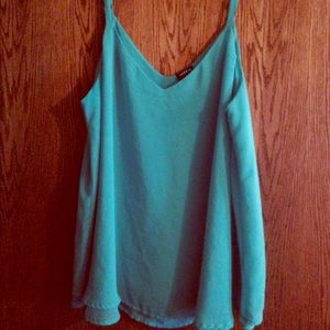 Torrid double layered chiffon flows tank