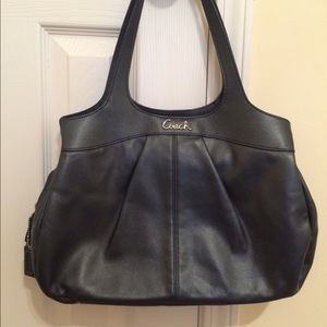 Coach Navy Shoulder Bag