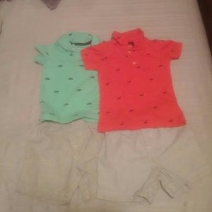 Carter's boy's short and shirt set