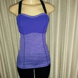Lululemon Wide Strap Criss Cross Tank