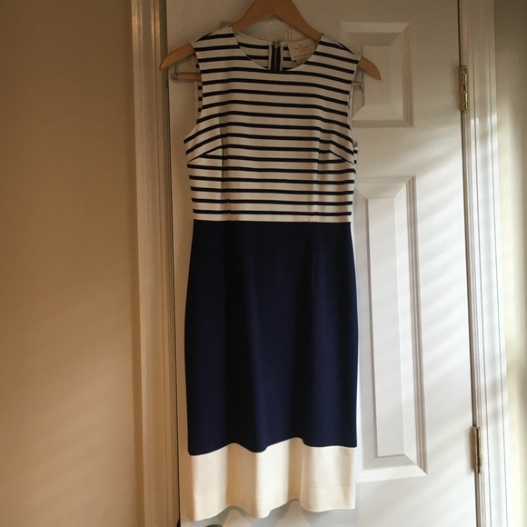 Kate Spade navy & white dress size 4