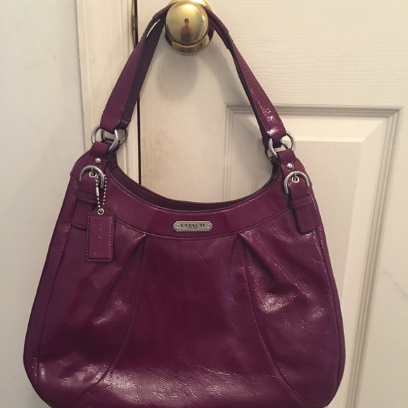 Coach Soho Large Leather Hobo bag in Plum