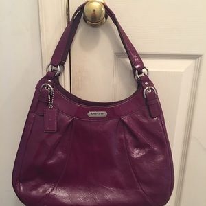 Coach Soho Large Leather Hobo bag in Plum