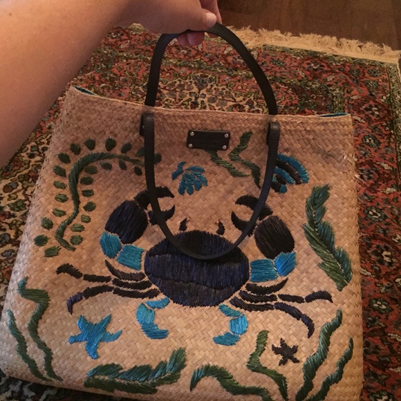 Kate spade straw bag