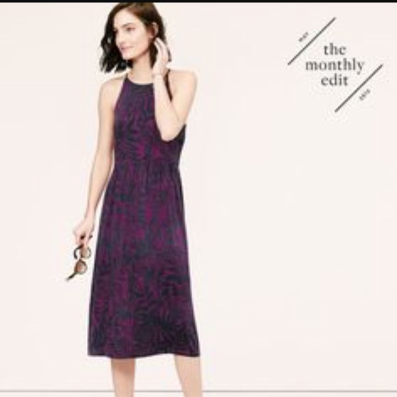 Ann Taylor Loft Halter style Tshirt dress