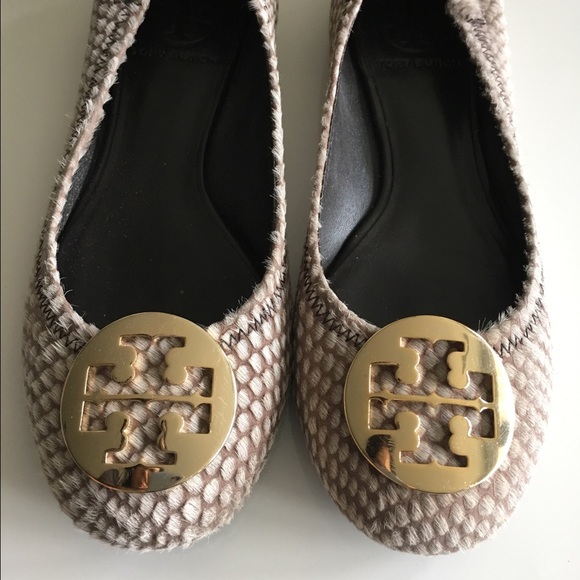 Tory burch Feathered Reva Flat blogger fave