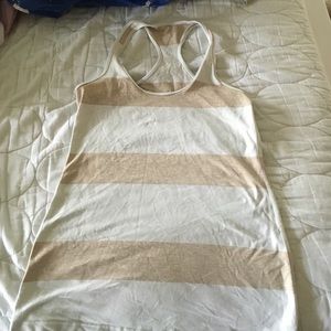 Racerback back tank top