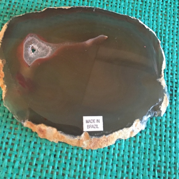 3 AGATE COASTERS - Picture 2 of 4