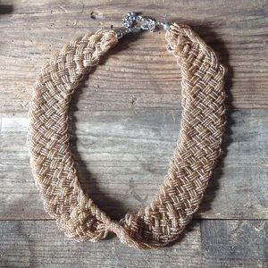 Eloquii brand collar necklace gold/champagne