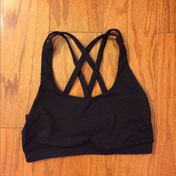 Lululemon black energy sports bra. Barely used.
