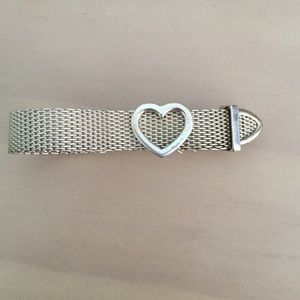 Tiffany & Co mesh heart bracelet