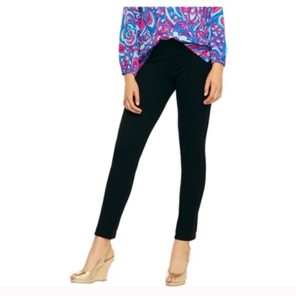 Lily Pulitzer black travel pant