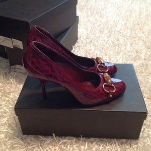 Gucci Horsebit patent pump - size 7