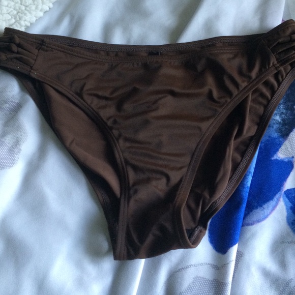 Size 10 brown bikini bottoms