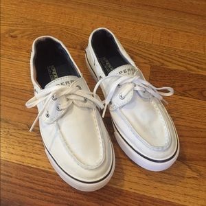White Sperrys