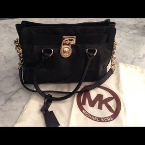 Michael Kors Medium Hamilton Saffiano Satchel