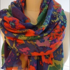 J. Crew Floral Scarf